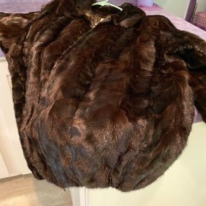 Ranch Mink Bomber Coat